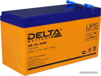 Купить аккумулятор для ибп delta hr 12-34w (12в/9 а·ч) в интернет-магазине X-core.by