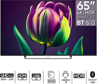Купить телевизор topdevice ultra neo tdtv65cs06u_bk в интернет-магазине X-core.by
