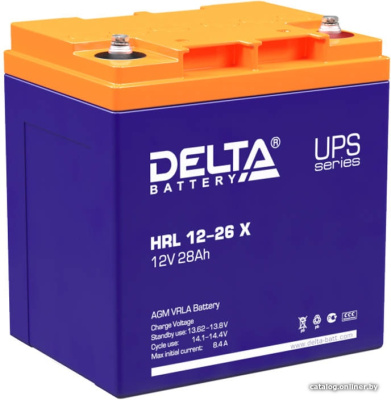 Купить аккумулятор для ибп delta hrl 12-26 x (12в/28 а·ч) в интернет-магазине X-core.by