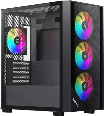Корпус XASTRA A401M 4ARGB (черный)  купить в интернет-магазине X-core.by