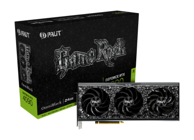 Видеокарта Palit GeForce RTX 4090 GameRock OmniBlack 24G NED4090019SB-1020Q  купить в интернет-магазине X-core.by