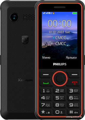 Купить кнопочный телефон philips xenium e2301 (темно-серый) в интернет-магазине X-core.by