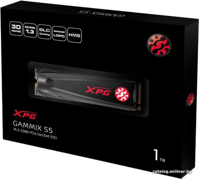 SSD A-Data GAMMIX S5 1TB AGAMMIXS5-1TT-C  купить в интернет-магазине X-core.by
