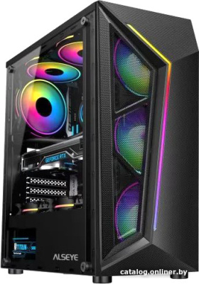 Корпус ALSEYE A4 Plus (черный)  купить в интернет-магазине X-core.by