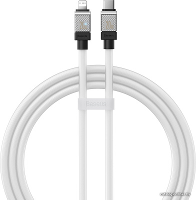 Купить кабель baseus coolplay series usb type-c - lightning (1 м, белый) в интернет-магазине X-core.by