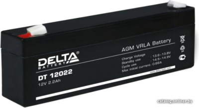 Купить аккумулятор для ибп delta dt 12022 (12в/2.2 а·ч) в интернет-магазине X-core.by