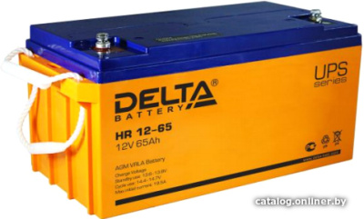 Купить аккумулятор для ибп delta hr 12-65 (12в/65 а·ч) в интернет-магазине X-core.by