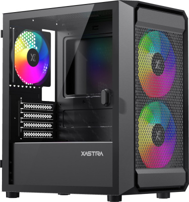 Корпус XASTRA A303M 3ARGB (черный)  купить в интернет-магазине X-core.by