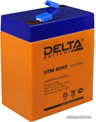 Купить аккумулятор для ибп delta dtm 6045 (6в/4.5 а·ч) в интернет-магазине X-core.by