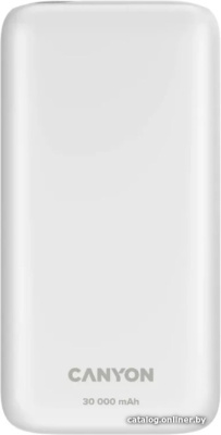 Купить внешний аккумулятор canyon pb-301 30000mah (белый) в интернет-магазине X-core.by