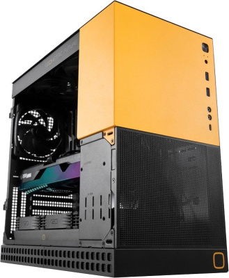 Корпус Geometric Future Model 4 King Arthur (черный/желтый)  купить в интернет-магазине X-core.by