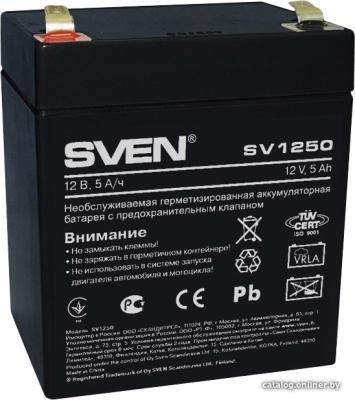 Купить аккумулятор для ибп sven sv1250 в интернет-магазине X-core.by