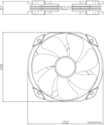 Вентилятор для корпуса Thermalright TL-D14L RGB  купить в интернет-магазине X-core.by