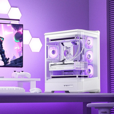 Корпус Jonsbo D400 (белый)  купить в интернет-магазине X-core.by