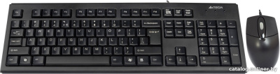 Купить клавиатура + мышь a4tech krs-8372 usb black в интернет-магазине X-core.by