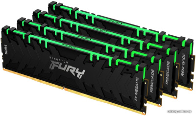 Оперативная память Kingston FURY Renegade RGB 4x16GB DDR4 PC4-28800 KF436C16RB1AK4/64  купить в интернет-магазине X-core.by