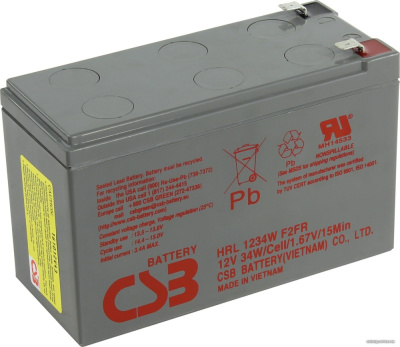 Купить аккумулятор для ибп csb batteryhrl1234w f2fr (12в/9 а·ч) в интернет-магазине X-core.by