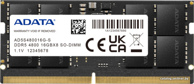 Оперативная память A-Data 8ГБ DDR5 4800 МГц AD5S48008G-S  купить в интернет-магазине X-core.by
