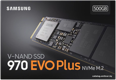 SSD Samsung 970 Evo Plus 500GB MZ-V7S500BW  купить в интернет-магазине X-core.by