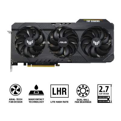 Видеокарта ASUS TUF Gaming GeForce RTX 3060 Ti V2 OC Edition 8GB GDDR6  купить в интернет-магазине X-core.by