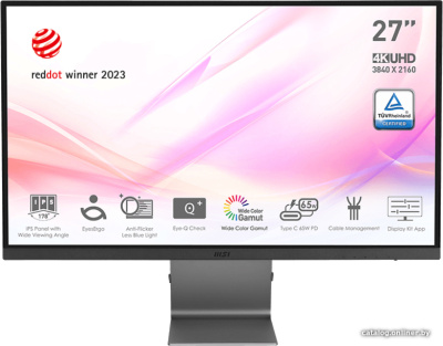 Купить монитор msi modern md271ul в интернет-магазине X-core.by