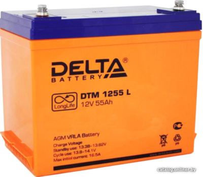 Купить аккумулятор для ибп delta dtm 1255 l (12в/55 а·ч) в интернет-магазине X-core.by
