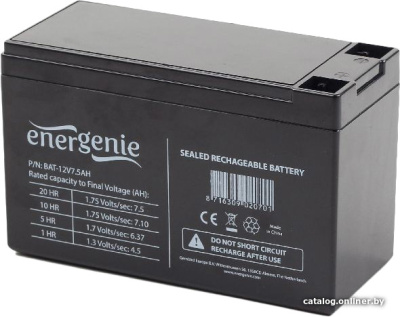 Купить аккумулятор для ибп gembird bat-12v7.5ah в интернет-магазине X-core.by
