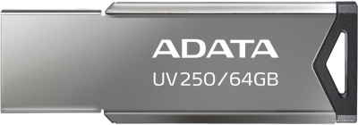 USB Flash A-Data UV250 64GB (серебристый)  купить в интернет-магазине X-core.by