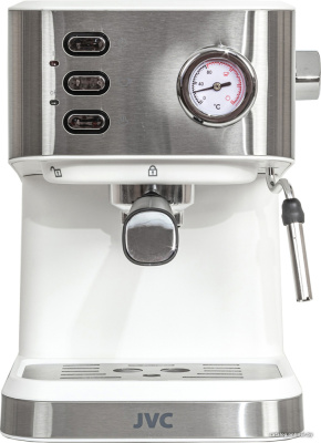 Рожковая помповая кофеварка JVC JK-CF33 (белый)
