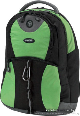 Купить городской рюкзак dicota mission n11638n (черный/зеленый) в интернет-магазине X-core.by