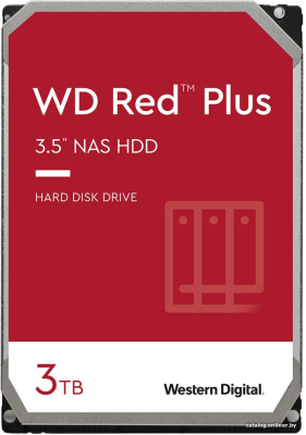 Жесткий диск WD Red Plus 3TB WD30EFZX купить в интернет-магазине X-core.by