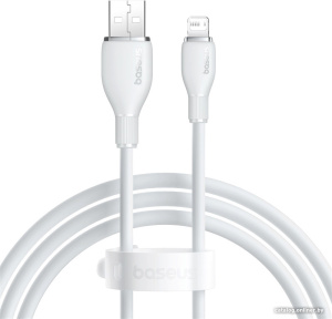Pudding Series Fast Charging Cable 2.4A USB Type-A - Lightning (1.2 м, белый)