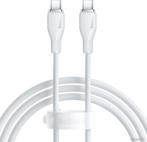 Pudding Series Fast Charging Cable 100W USB Type-C - USB Type-C (2 м, белый)