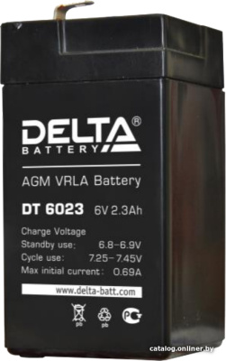 Купить аккумулятор для ибп delta dt 6023 (6в/2.3 а·ч) в интернет-магазине X-core.by