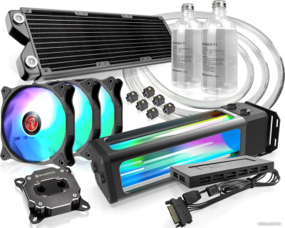 Модульная система жидкостного охлаждения Raijintek Scylla Elite CA360 0R10B00218  купить в интернет-магазине X-core.by