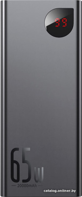 Купить портативное зарядное устройство baseus adaman metal digital display ppimda-d01 20000mah (черный) в интернет-магазине X-core.by
