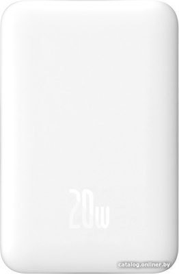 Купить внешний аккумулятор baseus magnetic mini air wireless fast charge power bank 20w 10000mah (белый) в интернет-магазине X-core.by