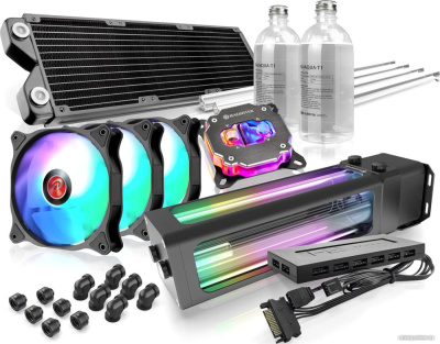 Модульная система жидкостного охлаждения Raijintek Scylla Pro CA360 0R10B00216  купить в интернет-магазине X-core.by