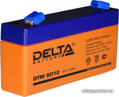 Купить аккумулятор для ибп delta dtm 6012 (6в/1.2 а·ч) в интернет-магазине X-core.by