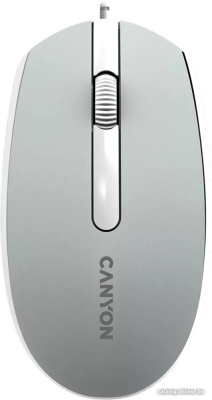 Купить мышь canyon m-10 (серый/белый) в интернет-магазине X-core.by
