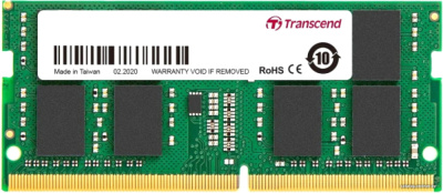 Оперативная память Transcend JetRam 8GB DDR4 SODIMM PC4-25600 JM3200HSG-8G  купить в интернет-магазине X-core.by
