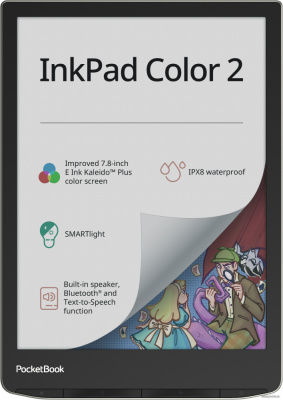 Купить электронная книга pocketbook 743c inkpad color 2 (черный/серебристый) в интернет-магазине X-core.by